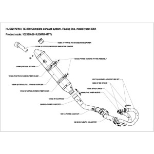 Escapes completos Racing. No homologado  Akrapovic S-HU2MR1-MTT