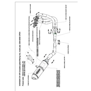 Escapes completos Racing. No homologado  Akrapovic S-K10R2L-ZT