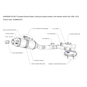Escapes completos Racing. No homologado  Akrapovic S-K2MR6-QTA