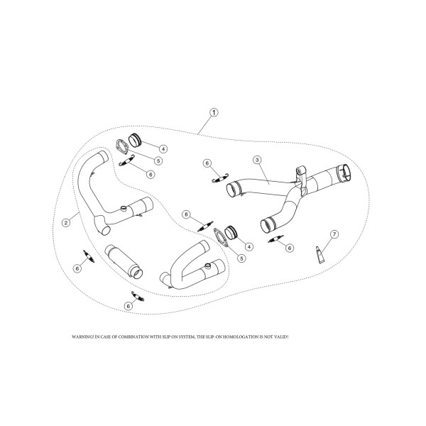 Colectores opcionales Racing. No homologado  Akrapovic E-B12R5