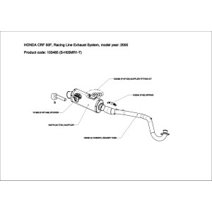 Escapes completos Racing  Akrapovic S-H05MR1-T
