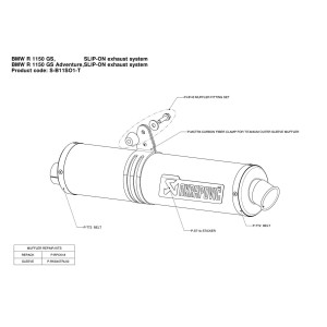 Escapes completos Racing  Akrapovic S-B11SO1-T