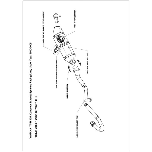 Escapes completos Racing  Akrapovic S-Y1MR1-MT