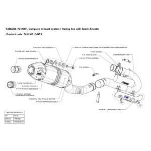 Escapes completos Racing  Akrapovic S-Y2MR10-QTA