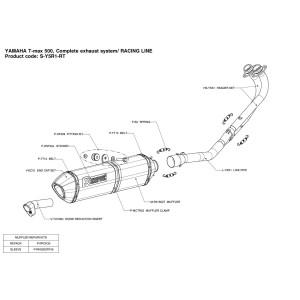 Escapes completos Racing  Akrapovic S-Y5R1-RT