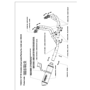 Escapes completos Racing  Akrapovic S-Y6R4L-ZC