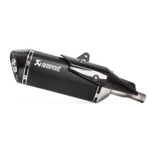 BLACK EDITION silenciosos Slip-on. Homologado Negro Akrapovic S-H7SO4-HRTBL-1