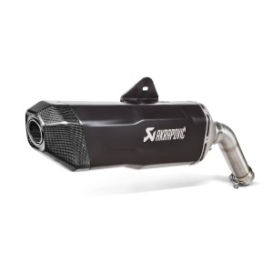 BLACK EDITION silenciosos Slip-on. Homologado Negro Akrapovic S-B8SO8HFBFCTBL