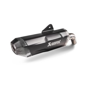 BLACK EDITION silenciosos Slip-on. Homologado Negro Akrapovic S-B8SO8HFBFCTBL