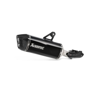 BLACK EDITION silenciosos Slip-on. Homologado Negro Akrapovic S-B12SO23HAATBL