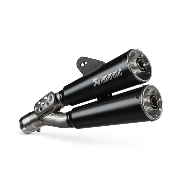 BLACK EDITION silenciosos Slip-on. Homologado Negro Akrapovic SB12SO25HISSSBL