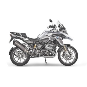BLACK EDITION silenciosos Slip-on. Homologado Negro Akrapovic S-B12SO16-HAABL
