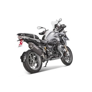 BLACK EDITION silenciosos Slip-on. Homologado Negro Akrapovic S-B12SO16-HAABL