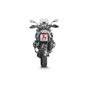 BLACK EDITION silenciosos Slip-on. Homologado Negro Akrapovic S-B12SO16-HAABL