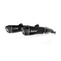 BLACK EDITION silenciosos Slip-on. Homologado Negro Akrapovic S-B16SO3HRAATBL