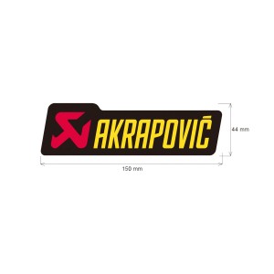 Adhesivo anticalorico 150 x 44 mm  Akrapovic P-HST2AL
