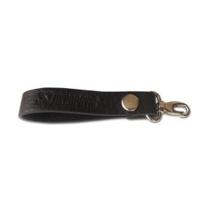 Llavero de cuero Negro Akrapovic 800965