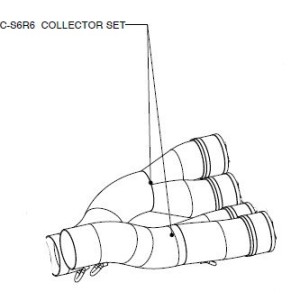 Colectores  Akrapovic C-S6R6