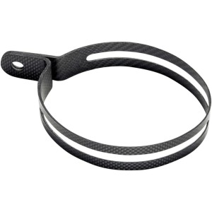 Abrazadera redonda tipo cr11 silencioso carbono  Akrapovic P-MCCAP3X