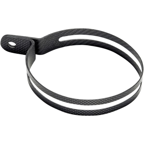 Abrazadera redonda tipo cr11 silencioso carbono  Akrapovic P-MCCAP3X