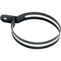 Abrazadera eliptica tipo cd12 silencioso carbono  Akrapovic P-MCCD12