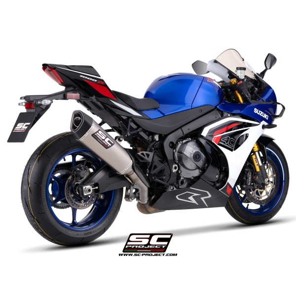 SC Project para SUZUKI GSX-R1000R (2026) - Escape SC1-R titanio, 350 mm
