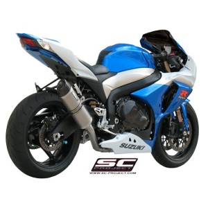 SC Project para SUZUKI GSX-R1000 (2009 - 2011) - Escape Oval titanio