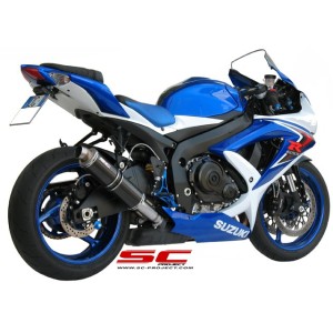 SC Project para SUZUKI GSX-R600 - GSX-R750 (2008 - 2010) - Escape GP titanio