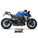 SC Project para SUZUKI GSX-S1000 (2025 - 2026) - Euro 5+ - Escape CR-T carbono, con malla antipiedras