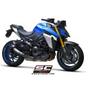 SC Project para SUZUKI GSX-S1000 (2025 - 2026) - Euro 5+ - Escape CR-T carbono, con malla antipiedras