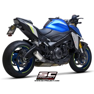 SC Project para SUZUKI GSX-S1000 (2025 - 2026) - Euro 5+ - Escape CR-T titanio, con malla antipiedras