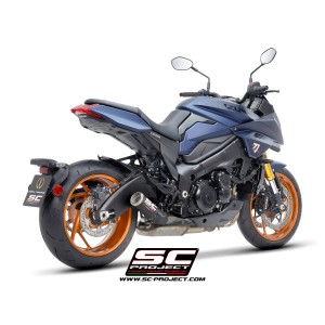 SC Project para SUZUKI KATANA (2025 - 2026) - Euro 5+ - Escape CR-T carbono, con malla antipiedras