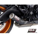 SC Project para SUZUKI KATANA (2022 - 2025) - Escape CR-T carbono, con malla antipiedras