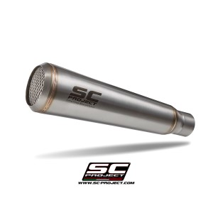 SC Project para SUZUKI KATANA (2019 - 2020) - Escape Conico 70s acero inoxidable