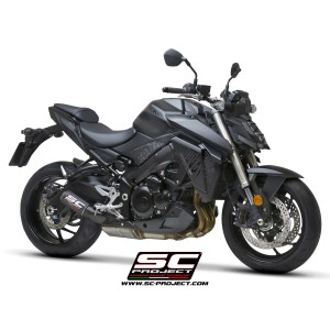 SC Project para SUZUKI GSX-S950 (2021 - 2023) - Escape CR-T carbono, con malla antipiedras