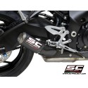SC Project para SUZUKI GSX-S950 (2021 - 2023) - Escape CR-T carbono, con malla antipiedras