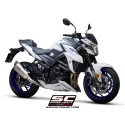 SC Project para SUZUKI GSX-S750 (2017 - 2020) - Escape SC1-R titanio