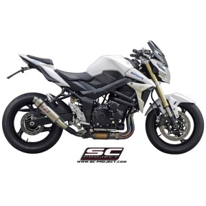 SC Project para SUZUKI GSR750 (2010 - 2017) - Escape GP-M2 titanio