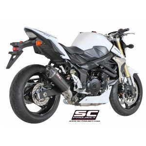SC Project para SUZUKI GSR750 (2010 - 2017) - Escape Conic carbono