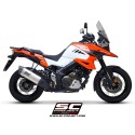 SC Project para SUZUKI V-STROM 1050 XT (2020 - 2025) - Escape Adventure titanio