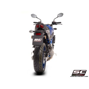 SC Project para SUZUKI SV650 / SV650 A2 (2021 - 2025) - Euro 5 - Escape SC1-S carbono