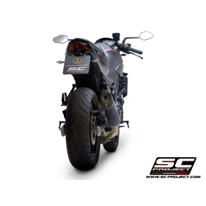 SC Project para SUZUKI SV650 (2016 - 2020) - Euro 4 - Escape Oval carbono