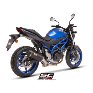 SC Project para SUZUKI SV650 (2016 - 2020) - Euro 4 - Escape SC1-S carbono