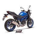 SC Project para SUZUKI SV650 (2016 - 2020) - Euro 4 - Escape SC1-S titanio