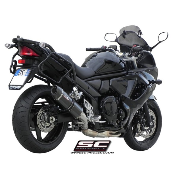 SC Project para SUZUKI GSF1250 BANDIT (2007 - 2012) - Escape Oval carbono
