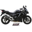SC Project para SUZUKI GSF1250 BANDIT (2007 - 2012) - Escape Oval carbono