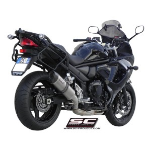 SC Project para SUZUKI GSF1250 BANDIT (2007 - 2012) - Escape Oval titanio