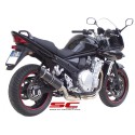 SC Project para SUZUKI BANDIT 650 (2007 - 2012) - Escape Oval carbono
