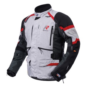 MADAGASCA-R CHAQUETA GRIS/NEGRO/ROJO