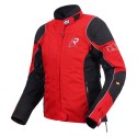 TRAVERINA CHAQUETA MUJER ROJO/NEGRO